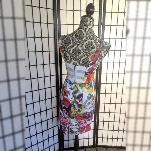 Alice + Olivia Multicolor Floral Dress - Picture 3 of 7